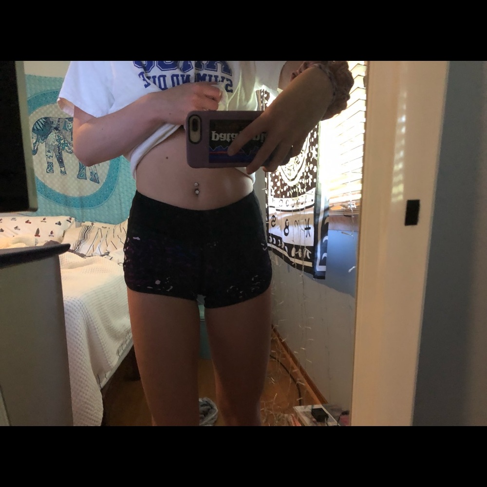 Colorful Lululemon shorts